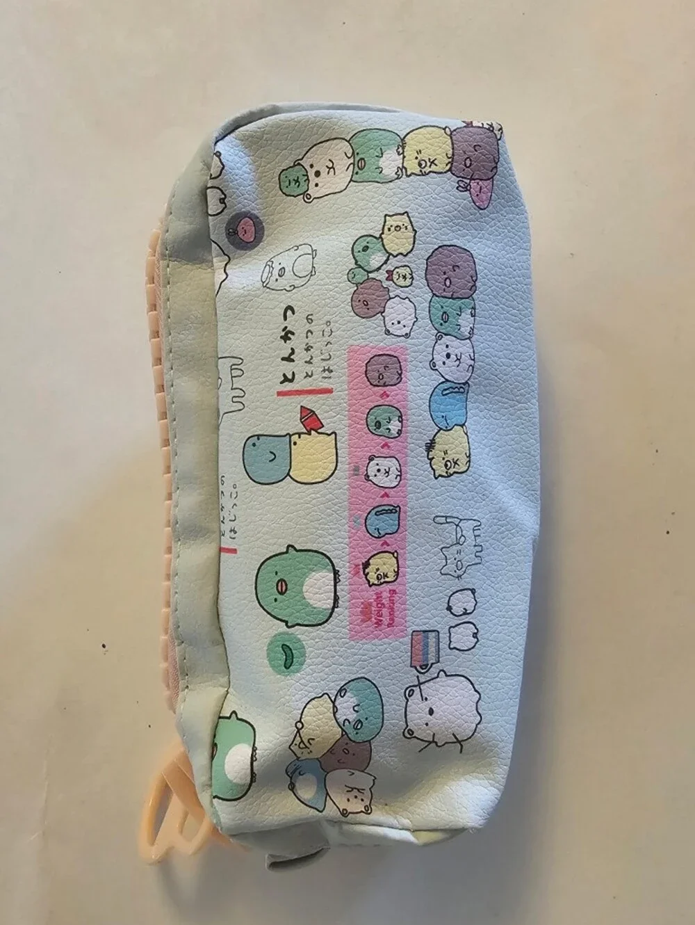 Pink Zipper Sumikko Guarashi Inspired Pencil Case Pouch New In Plastic
